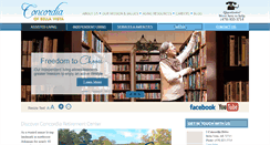 Desktop Screenshot of concordiaretirement.com
